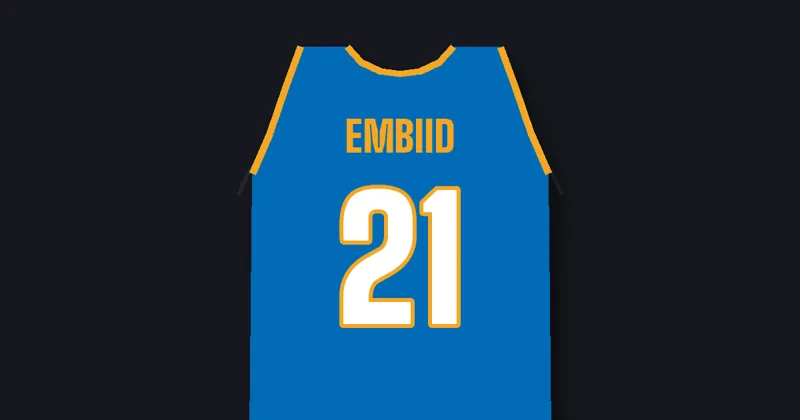Joel Embiid of the 76ers