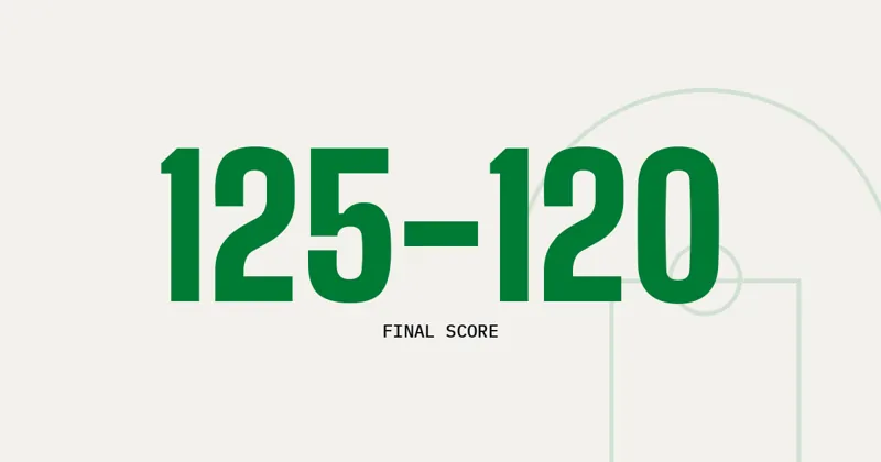 125-120: Final score