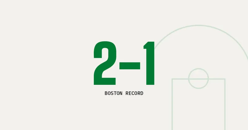 2-1: Boston record