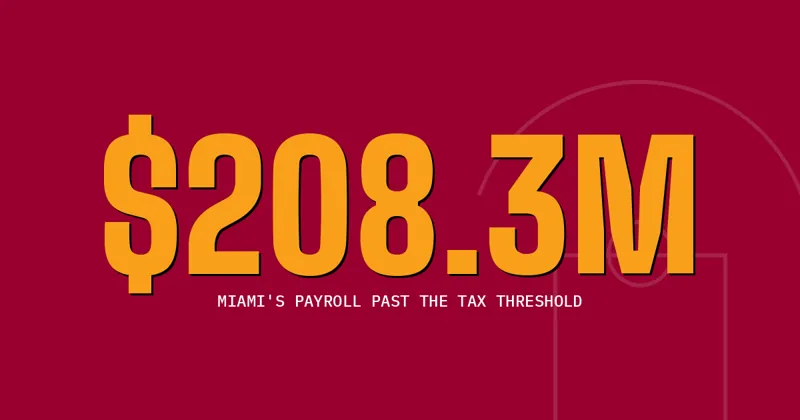 $208.3M: Miami's payroll past the tax threshold