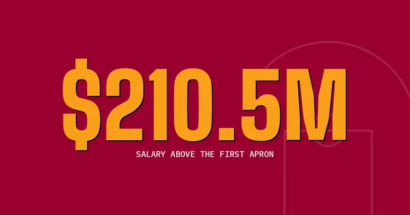 $210.5M: Salary above the first apron