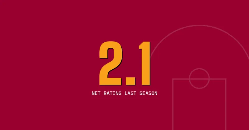 2.1: Net rating last season