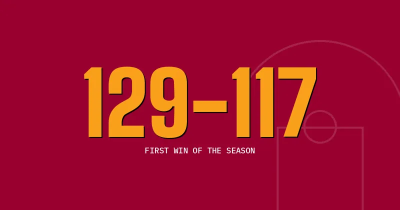 129-117: First win of the season