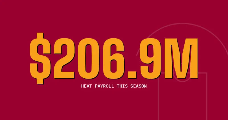 $206.9M: Heat payroll this season