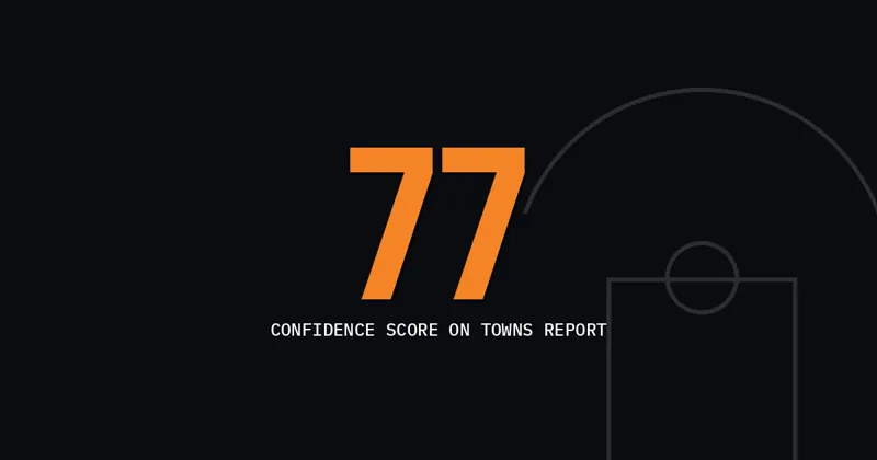 77: Confidence score on Towns report