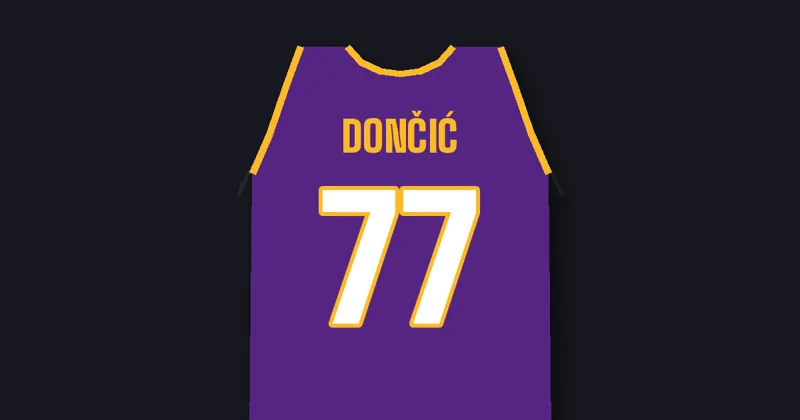 Luka Dončić of the Lakers