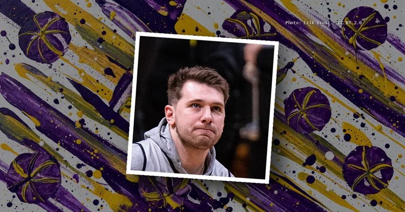 Luka Doncic of the Lakers
