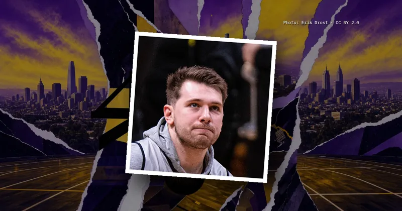 Luka Doncic of the Lakers