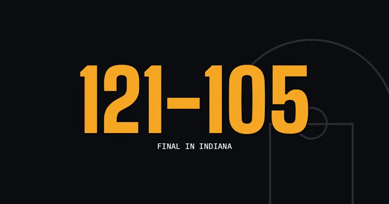 121-105: Final In Indiana