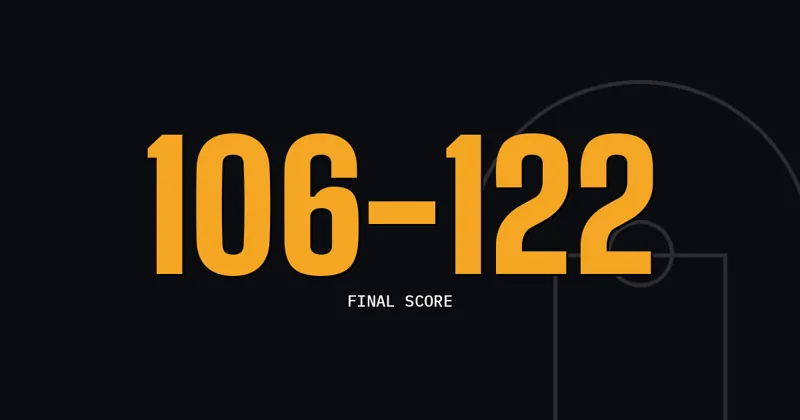 106-122: Final score