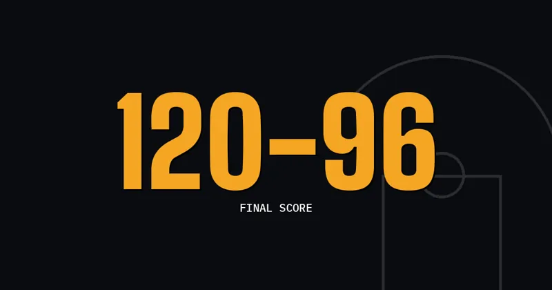 120-96: Final score