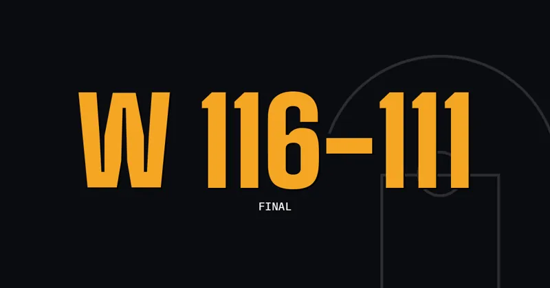 W 116-111: Final
