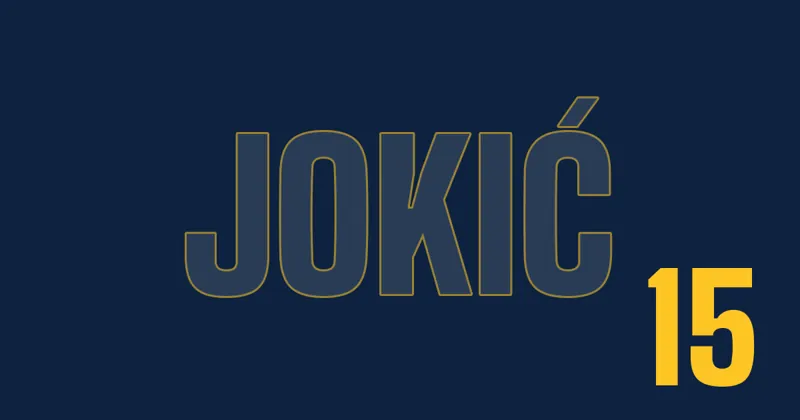 Nikola Jokic of the Nuggets