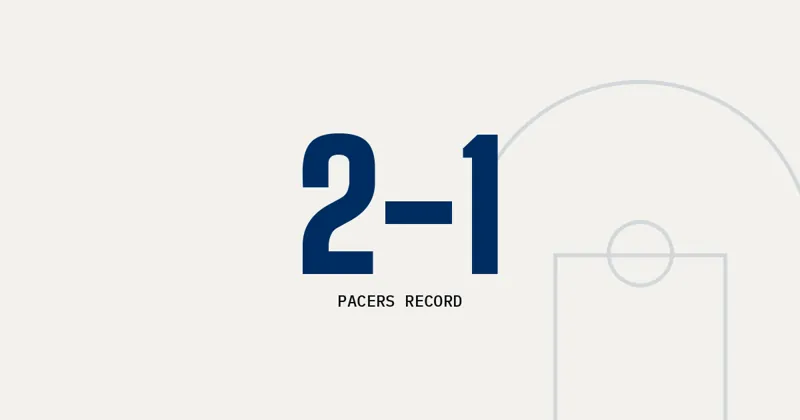 2-1: Pacers record