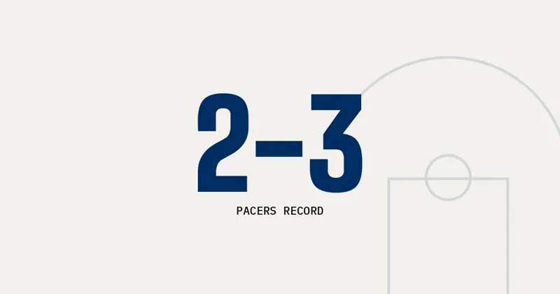 2-3: Pacers record