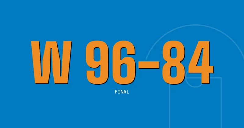 W 96-84: Final
