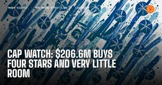 Cap Watch: $206.6M Buys Four Stars and Very Little Room