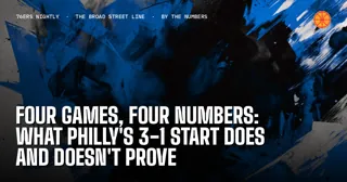 Four Games, Four Numbers: What Philly's 3-1 Start Does and Doesn't Prove
