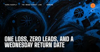 One Loss, Zero Leads, and a Wednesday Return Date