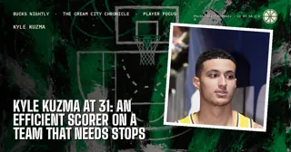 Kyle Kuzma at 31: An Efficient Scorer on a Team That Needs Stops