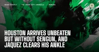 Houston Arrives Unbeaten but Without Sengun, and Jaquez Clears His Ankle