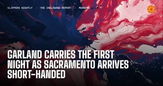 Garland Carries the First Night as Sacramento Arrives Short-Handed