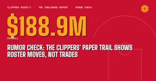 Rumor Check: The Clippers' Paper Trail Shows Roster Moves, Not Trades