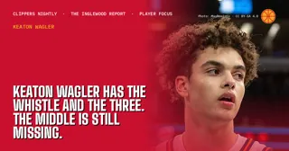 Keaton Wagler Has the Whistle and the Three. The Middle Is Still Missing.