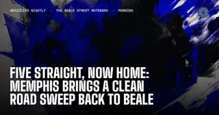 Five Straight, Now Home: Memphis Brings a Clean Road Sweep Back to Beale