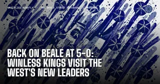 Back on Beale at 5-0: Winless Kings Visit the West's New Leaders