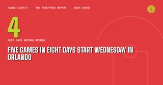 Five Games in Eight Days Start Wednesday in Orlando