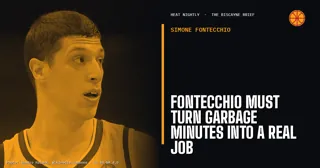 Fontecchio Must Turn Garbage Minutes Into a Real Job