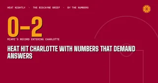 Heat Hit Charlotte With Numbers That Demand Answers