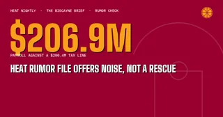 Heat Rumor File Offers Noise, Not a Rescue