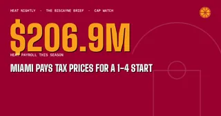 Miami Pays Tax Prices for a 1-4 Start