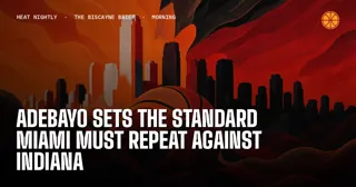 Adebayo Sets the Standard Miami Must Repeat Against Indiana
