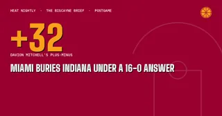 Miami Buries Indiana Under a 16-0 Answer