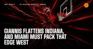 Giannis Flattens Indiana, and Miami Must Pack That Edge West