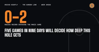 Five Games in Nine Days Will Decide How Deep This Hole Gets