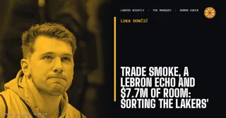 Trade Smoke, a LeBron Echo and $7.7M of Room: Sorting the Lakers' Rumors