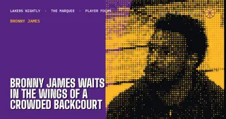 Bronny James Waits in the Wings of a Crowded Backcourt