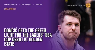 Doncic Gets the Green Light for the Lakers' NBA Cup Debut at Golden State
