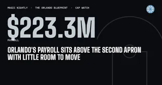 Orlando's payroll sits above the second apron with little room to move