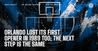 Orlando lost its first opener in 1989 too; the next step is the same