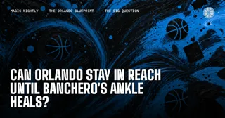 Can Orlando stay in reach until Banchero's ankle heals?
