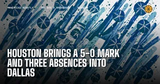 Houston Brings a 5-0 Mark and Three Absences Into Dallas
