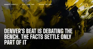 Denver's Beat Is Debating the Bench. The Facts Settle Only Part of It