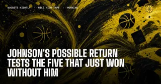 Johnson's Possible Return Tests the Five That Just Won Without Him