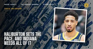 Haliburton sets the pace, and Indiana needs all of it