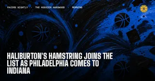 Haliburton's hamstring joins the list as Philadelphia comes to Indiana